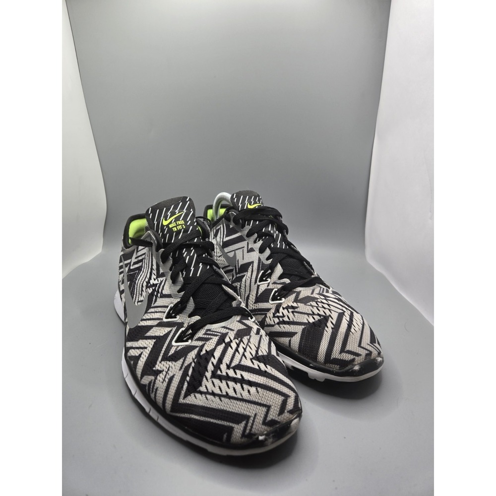 Nike‎ Shoes Womens Size 8.5 Free TR Fit 5 Athletic Lace Up Black White Running
